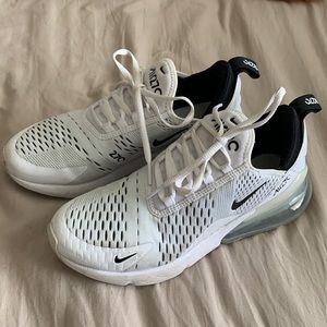 White AirMax 270s